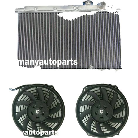 Radiador de aluminio, refrigeración eficiente, con ventiladores. (1/2)