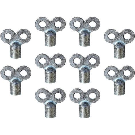 10 clés de purge carrées pour radiateur, clé de purge en métal pour plomberie, clé de purge pratique pour robinetterie-A (1/5)