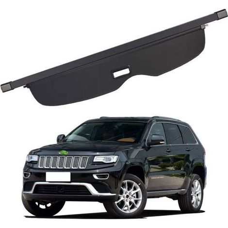 Gepäckträger (Rolltasche) - Grand Cherokee 11-18 - Schwarz - Aluminiumhalterungen - Wasserdichtes Gewebe