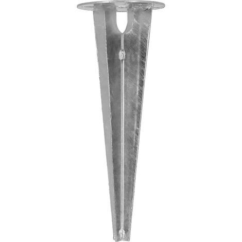 Base para lámpara de jardín, perforada en el suelo, soporte de anclaje redondo, 115 mm