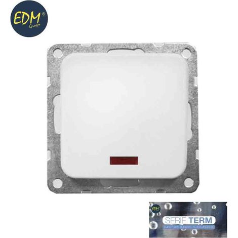 Einbau-Lichtschalter der Term EDM-Serie Blister