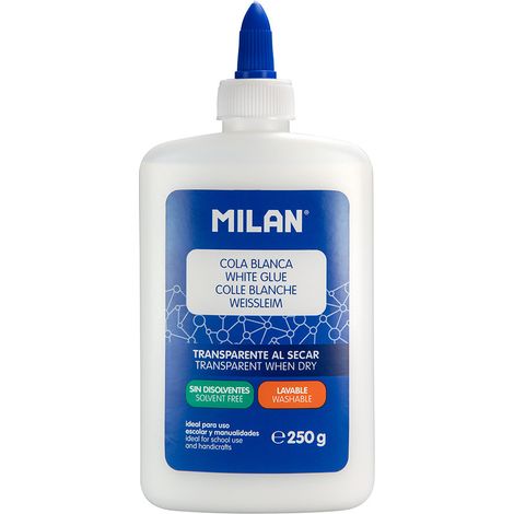 Colle blanche liquide Milan 6 flacons 250g (1/3)
