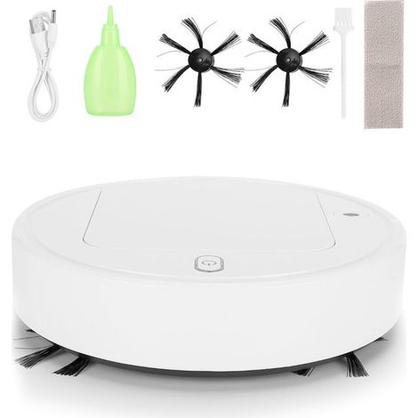 Aspirateur Robot Automatique Rechargeable USB, Nettoyeur de Sol Intelligent DC 5V (1/5)