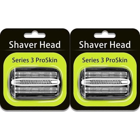 Têtes de rasage de rechange Braun Series 3 32B, têtes de rasage Braun S3 (2 pièces) (1/4)