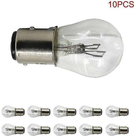 10 Stück 6V 21/5W Rücklicht-Bremslichtbirne für Kawasaki Suzuki Honda Yamaha Motorrad-Roller