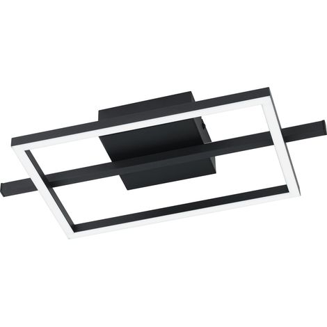 Lampe de plafond LED, plafonnier carré à intensité variable (1/5)