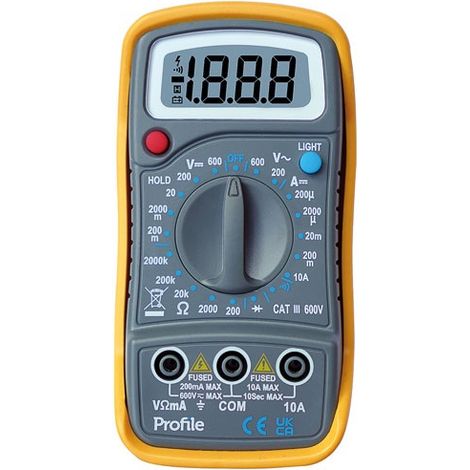 Digital-Multimeter Base Cat3 600V - Profil