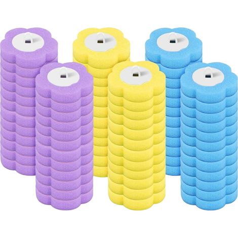Navulkoppen - 72 Unidades - Para Cepillos De Inodoro Desechables - Espuma Suave - 5,5 X 1,2 Cm - Uso En Baño (1/5)