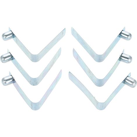 Clips à ressort pour pagaie de Kayak, 6 pièces, poteau de tente, bouton-poussoir, Clip à pression, goupille de Tube de verrouillage (1/5)