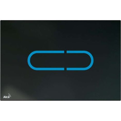 Alca - Botón de control de descarga sin contacto, cristal/negro NIGHT LIGHT-1 (1/3)
