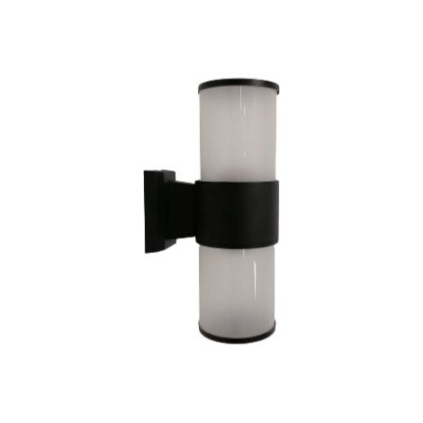 Applique Murale LED IP44 double faisceau E27 Opaque - SILUMEN (1/3)