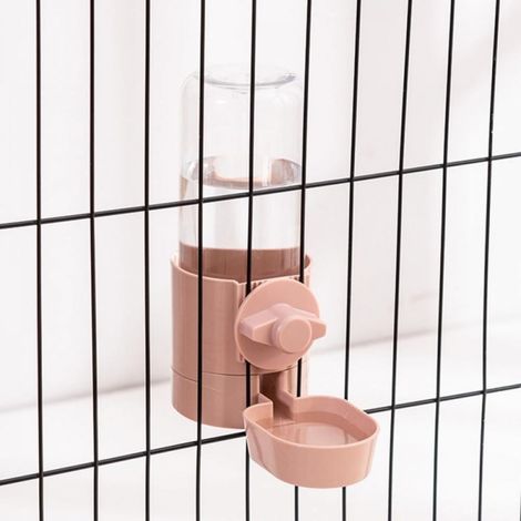 Bouteille À Eau Pour Animaux - Distributeur Automatique À Suspension - 500 ml - Adapté Pour Lapins Chinchillas Cobayes Chats Et Petits Chiens (1/5)