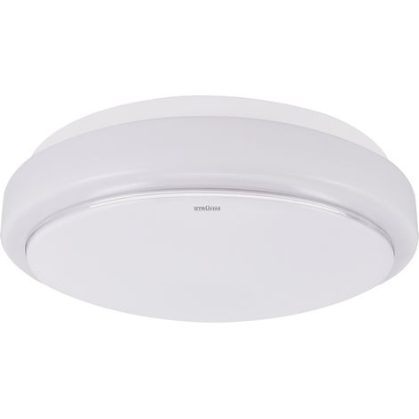 Plafonnier rond blanc argenté LAOS Struhm 2xE27 14W IP20 (1/2)