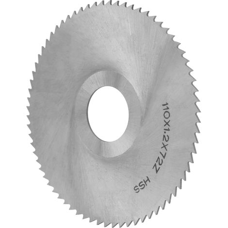 Disque de coupe en acier rapide à 72 dents pour scie circulaire, 110 x 1,2 x 27 mm (1/5)