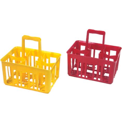 Cestello portabottiglie da lt.1 6 posti - cm.40x30x40h. - 5 pz