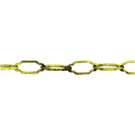 CATENA PER LAMPADARI QUADRA  ottonata MT 25