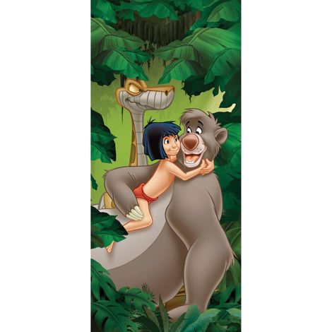 Poster porte Le Livre de la Jungle Disney intisse 90X202 CM