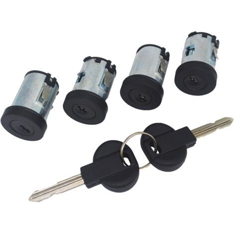 5 Barillets Serrure de Porte avec 2 Clés pour Evasion Jumpy Dispatch 806 Expert Scudo 9170.AY 4162.C9 (1/5)