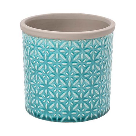 Burgon & Ball Glazed Pot Tuscany Small Blue (1/2)