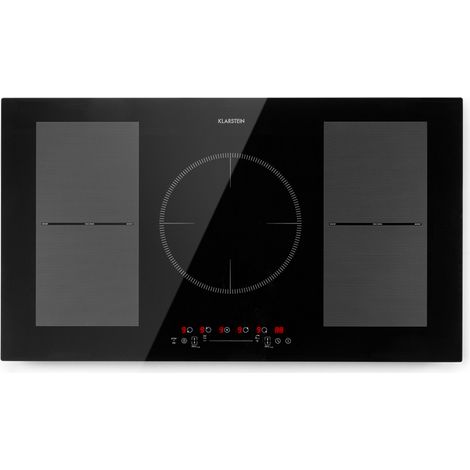Klarstein Delicatessa 90 Flex, Piano Cottura a Induzione, a Incasso, 5 Zone, Autonomo, 7400W