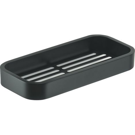 Gedy Outline porta oggetti doccia rettangolare nero opaco codice prod: 000032181400000 (1/5)