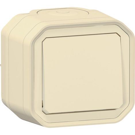 Interruptor empotrado impermeable IP55, modelo Plexo Baige completo, LEGRAND LEGRAND (1/5)