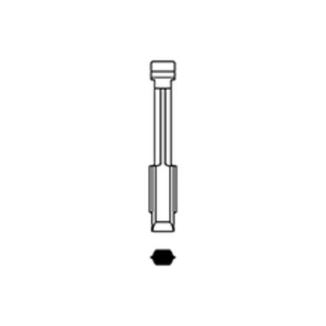 2 x SILCA FO21CH CHIAVE INSERTO P/RADIOC IRFH (FORD)