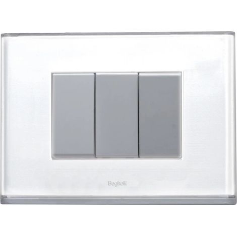 Beghelli Placca Brain Classic con Luce