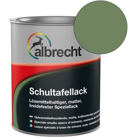 Albrecht Schultafellack 375 ml matt grün Speziallack Tafellack Tafelfarbe (1/2)