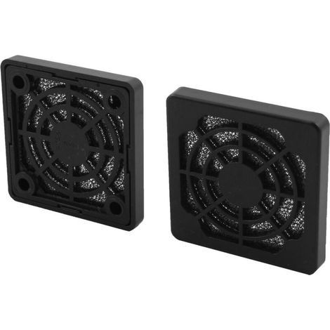 2 x Couvercles de filtre à poussière pour boîtier de ventilateur PC 50 mm