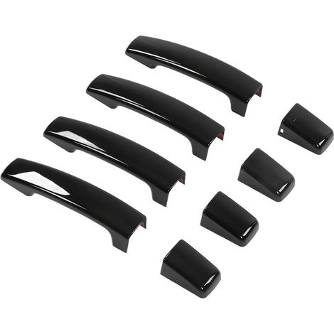 Protector de manija de puerta exterior de ABS negro para Land Rover Freelander 2 LR2 2007-2012 y Discovery 3 LR3 2004-2009. (1/5)
