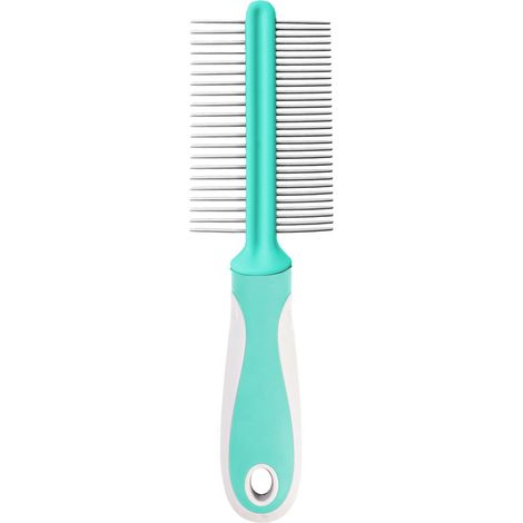 Pettine doppio linea Hairmony per pelo medio lungo di cani e gatti