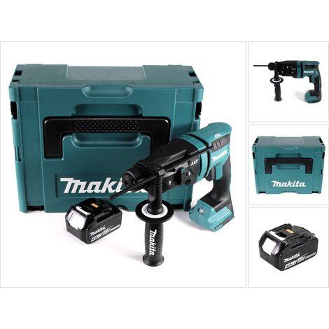 Makita DHR 182 M1J Akku Bohrhammer 18V 1,7J SDS plus Brushless + 1x Akku 4,0Ah + Makpac - ohne Ladegerät (1/5)
