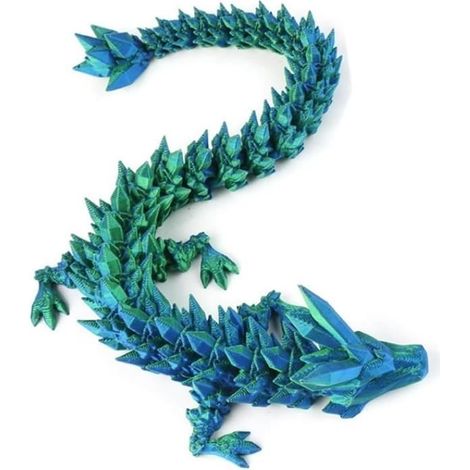 Oeuf Dragon Imprimé en 3D,Oeuf Dragon, Jouet Fidget Oeuf Dragon imprimé en 3D,Oeuf Dragon avec Figurines Dragon(Vert Laser) (1/4)
