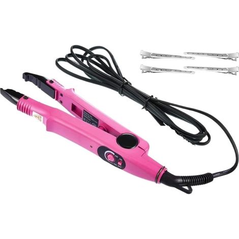 Ensemble D'outils D'extension De Cheveux, Modèles Protection Colle À La Kératine, Pinces Gain Temps Efficace (1/5)
