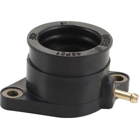 Collecteur d'admission et raccord en caoutchouc pour carburateur compatible Yamaha XT600 TT600 - Pièce de rechange moteur pour moto tout-terrain, fixation adaptée, matériau caoutchouc résistant (1/3)