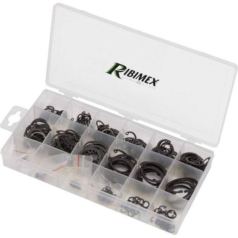 Lot de 300 Circlips Internes - Acier Traité - Coffret Pratique - Fixation Sécurisée et Durable - D-Work (1/2)