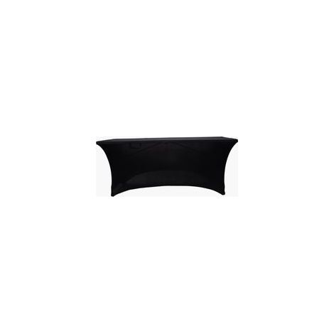 Werka Pro – Housse nappe pour table pliante 180cm – Couleur noire – Adaptée pour usage intérieur et extérieur – Dimensions 180 x 74 x 74 cm (1/5)