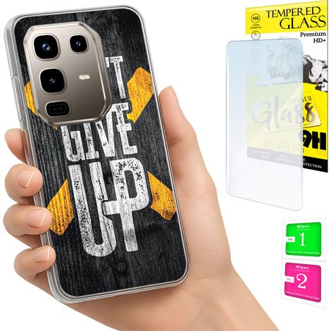 Funda para Infinix Note 50 Pro 4G con foto, cubierta trasera y cristal 9H. (1/5)