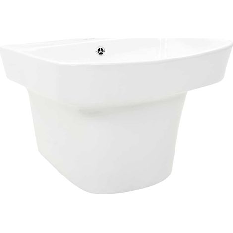 Lavabo 50 x 45 x 41 cm Cerámica Glaseada vidaXL
