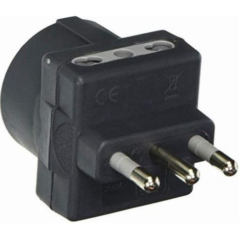 Bticino S3611G adattatore per presa di corrente Tipo L (IT) Tipo L (IT) + Tipo F Antracite (1/2)