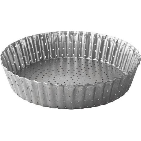 Lacor Molde para tarta acanalada 20 cm acero antiadherente