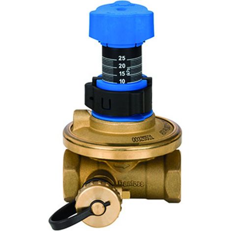 Danfoss Regolatore di pressione differenziale di ramo, ASV-PV40 Scala di regolazione,Rp1 1/2,Valore nominale,0,05-0,25bar, 003Z5605
