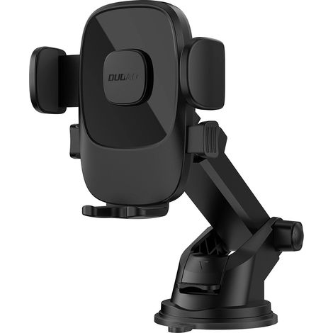 Support de voiture F2N+ pour smartphone avec ventouse, fixation par gravité, rotation à 360° - Noir (1/5)