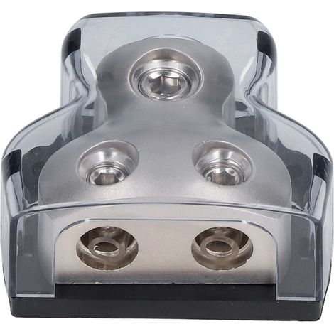 Répartiteur d'amplificateur audio voiture 2 voies, bloc de distribution d'énergie et de masse, connecteur double sortie (1/5)