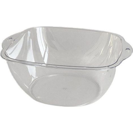 Lavabo transparent multifonctionnel portable de grande capacité, moderne et simple, en plastique, idéal pour les dortoirs, les voyages et la maison. (1/5)