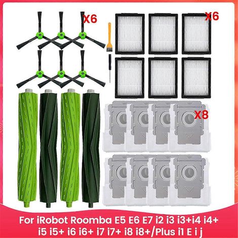 Pièces détachées pour aspirateurs robots des séries E5, E6, E7, I2, I3, I3+, I4, I4+, I5, I5+, I6, I6+, I7, I7+, I8, I8+/Plus et I1/EIJ (1/5)