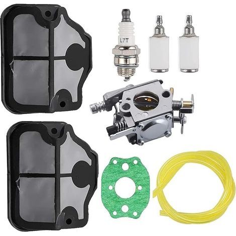 Carburateur pour Tronçonneuse Husqvarna 36 41 136 137 137e 141 142 142e Walbro WT-834 WT-657 WT-529 WT-289 WT-285 WT-239 WT-202 Zama C1Q-W29E Remplace 530071987 530019172 (1/5)