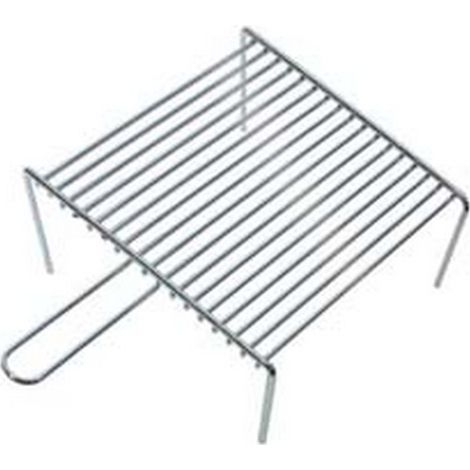 1PZ GRIGLIA PESANTE CON PIEDI 1 MANICO - cm.41x33x9h.