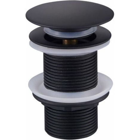 Pop-Up Drain Plug Promotion, Pop-Up Drain Plug Without Overflow, Universal Pop-Up Sink Drain Plug, Sink Drain Plug, Sink Drain Plug, Black Drain Plug for Sink and Basin (1/5)